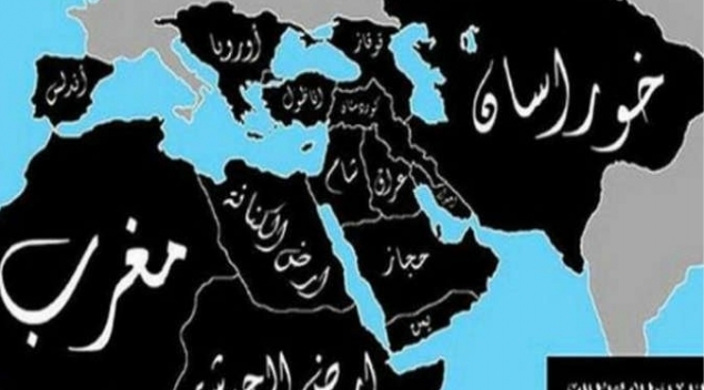 الأخبـــار  : داعش يضع خريطة دولة الخلافة 2020