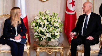 جورجيا ميلوني ووزير داخليتها في تونس