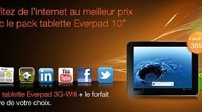 أورنج تونس تطلق عروض موحدة ومتكاملة لأنترنات الجيل الثالث والجهاز اللوحي  ''Everpad E1050HG''