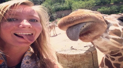 صور ''سيلفي'' طريفة بمشاركة الحيوانات 