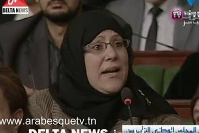  التأسيسي: مداخلة طريفة لسنية بن تومية