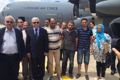 عودة الدبلوماسيين التونسيون المختطفين بليبيا