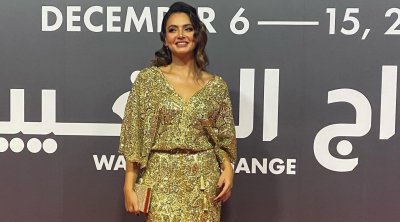 Amira Derouiche en Gold pour le Red Sea Film (Photos)
