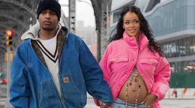 ريهانا حامل بطفلها الأول من مغني الراب ايساب روكي