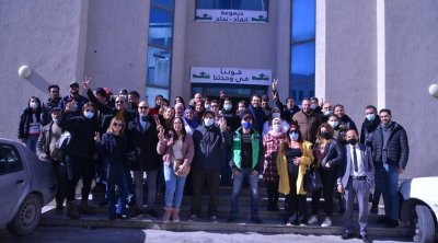 صحفيو وأعوان شركة 'كاكتوس برود' ينفذون وقفة احتجاجية أمام وزارة المالية