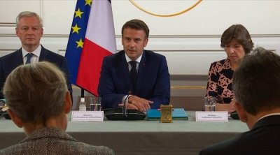 France : Macron prononce un discours au 1er Conseil des ministres du gouvernement Borne