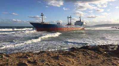 تسرب محروقات من مركب غرق قبالة سواحل جربة