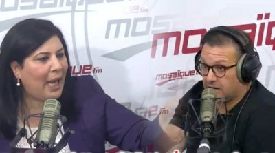 عبير موسي تهاجم إلياس الغربي على المباشر (فيديو)