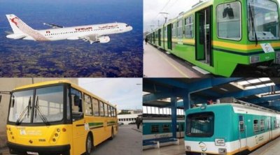 إضراب في قطاع النقل البري و الجوي و البحري يوم الخميس 