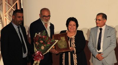 تكريم جمال سليمان ودرة زروق ونورى بوزيد بمهرجان ربيع الفنون الدولي بالقيروان (صور)