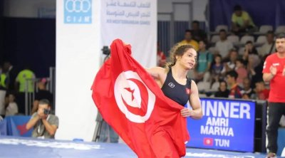 مروى العمري تهدي تونس ثالث ميدالية ذهبية