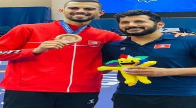 فراس قطوسي يحرز ثاني ذهبية لتونس في بطولة افريقيا للتايكوندو