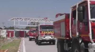 حريق في مصنع للخشب بصفاقس : إصابة 25 عون حماية مدنية بحروق بليغة 