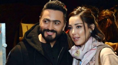 بسمة بوسيل تحسم الجدل حول طلاقها من تامر حسني 