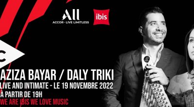 L’hôtel Ibis Sfax invite les fans à découvrir 2 artistes extraordinaires avec Ibis MUSIC