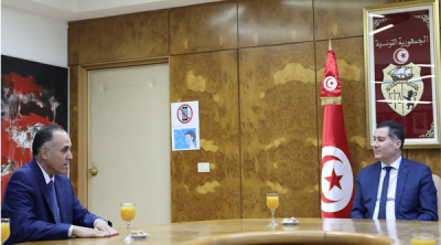 إمضاء محضر إجتماع حول إجراءات فتح خط بحري بين تونس وليبيا