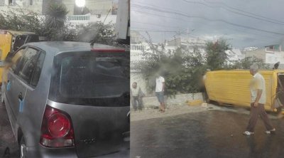 طريق المرسى-تونس : 8 إصابات في حادث مرور
