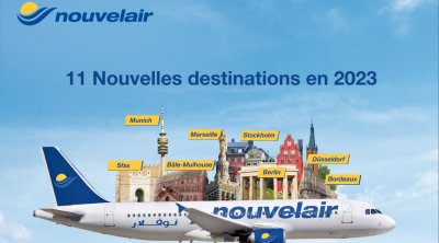 Découvrez les nouvelles destinations Nouvelair pour 2023