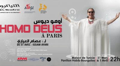 ''Homo Deus'' se jouera le vendredi 31 mars et le samedi 1 avril à Paris