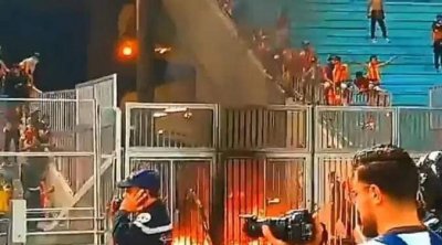 أحداث مباراة الترجي و شبيبة القبائل : إيقاف حامل المنشار الكهربائي