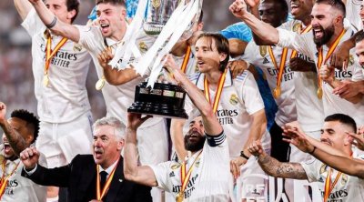 ريال مدريد يتوج بكأس إسبانيا بعد 9 سنوات 