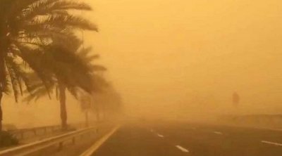 تحذير لمستعملي الطريق في توزر بسبب عواصف رملية