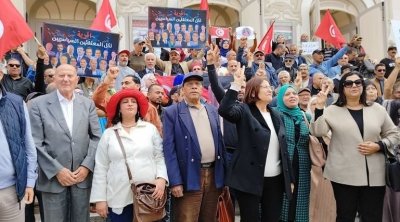 وقفة احتجاجية في تونس للمطالبة بإطلاق سراح المساجين السياسيين