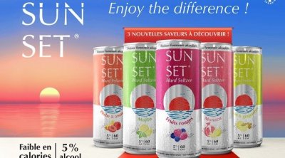 SONOBRA Group lance en Tunisie une boisson inédite sous la marque SUNSET HARD SELTZER 