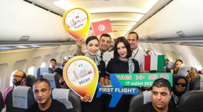 نوفلار تطلق خطها الجديد بين تونس و ميلانو