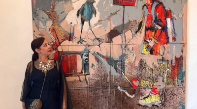 الرّسامة التونسية نجاة الذهبي تفوز بجائزة عالمية في النمسا (صور) 