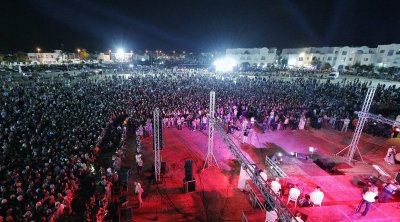 بالصور : حفل جماهيري إحتفالا بإدراج جزيرة جربة في قائمة اليونسكو
