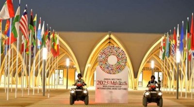 Marouane Abassi et Samir Saied aux Assemblées annuelles de la BM et du FMI