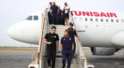 المنتخب التونسي يصل المالاوي تمهيدا لمواجهة الثلاثاء 