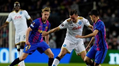 دوري أبطال أوروبا : مواجهة نارية بين برشلونة ونابولي في ثمن النهائي