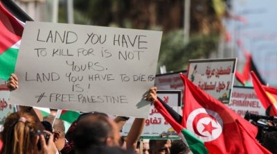 صفاقس : اتحاد الشغل ينظم وقفة تضامنية مع غزة