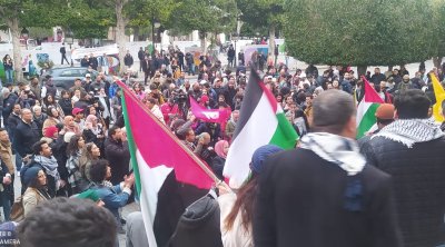 تونس: وقفة احتجاجية ضد الإبادة الجماعية في غزة