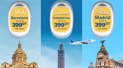 Nouvelair lance une offre promotionnelle sur 3 destinations 