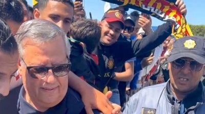 استقبال جماهيري لبعثة الترجي في مطار تونس قرطاج 
