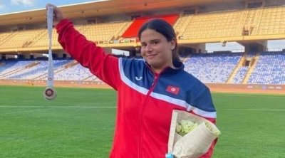 البطولة العربية لالعاب القوى للشباب : غفران لحمادي تحرز برونزية رمي الجلة