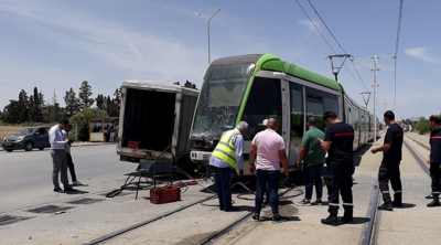 La Manouba: Collision entre une voiture et un métro