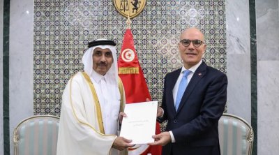 نبيل عمار يلتقي السفير القطري الجديد بتونس