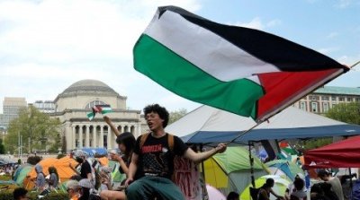 نيويورك : المظاهرات المؤيدة للفلسطينيين تعود إلى جامعة كولومبيا