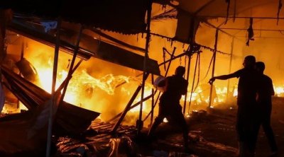 غزة : الاحتلال يقتل النازحين في الخيم حرقا 