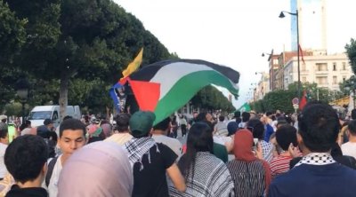 تونس : وقفة احتجاجية تنديدا بجرائم الاحتلال 