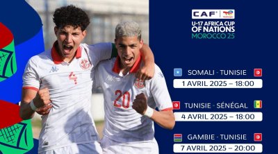 منتخب تونس الأصاغر يسافر إلى الكان 