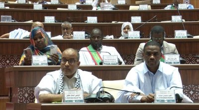نواب موريتانيون يتظاهرون ضد الإبادة بغزة