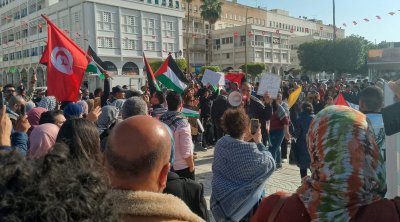 تونس : مسيرات بعدد من جهات البلاد تضامنا مع غزة