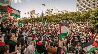 Grève générale des étudiants Tunisiens en solidarité avec la Palestine