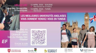 Hello UK : لقاء بين الجامعات البريطانية والطلاب التونسيين في تونس وسوسة
