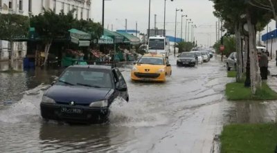 Tunisie : Pluies orageuses attendues sur le nord et le centre